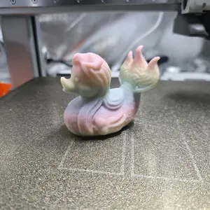 Glow in the dark rainbow mermaid duck