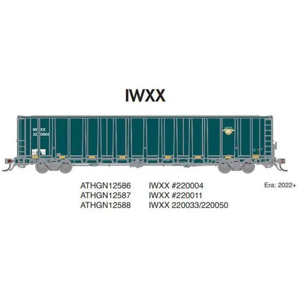 PREORDER Athearn Genesis ATHGN12587 N NSC 6400 Gondola w/Load, IWXX #220011