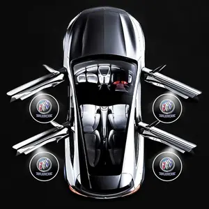 Buick Car Door Welcome Lights Set, No Drilling Required, LED Logo Projection Light, Fits Most Buick Models, 2 Piece Kit, Car Accessories
