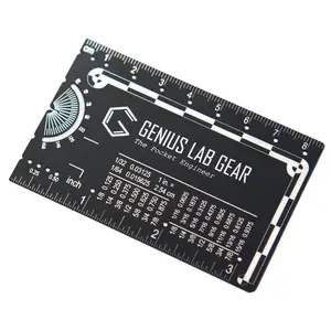 The Pocket Engineer - Wallet Ruler Equation Reference - College Engineering Major Homework Notes - Nerdy Gift Gadget for Tech Lovers - Genius Lab Gear