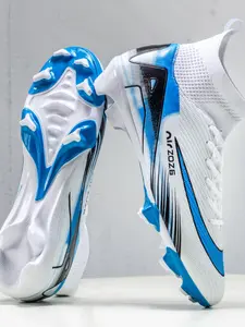 Unisex's High-Top Ankle Support FG Soccer Cleats - Lightweight Breathable Upper, Non-Slip Professional Studs, Durable Construction - Perfect for Competitive Matches, High-Intensity Training & Natural Grass Fields - High Performance Football Shoes