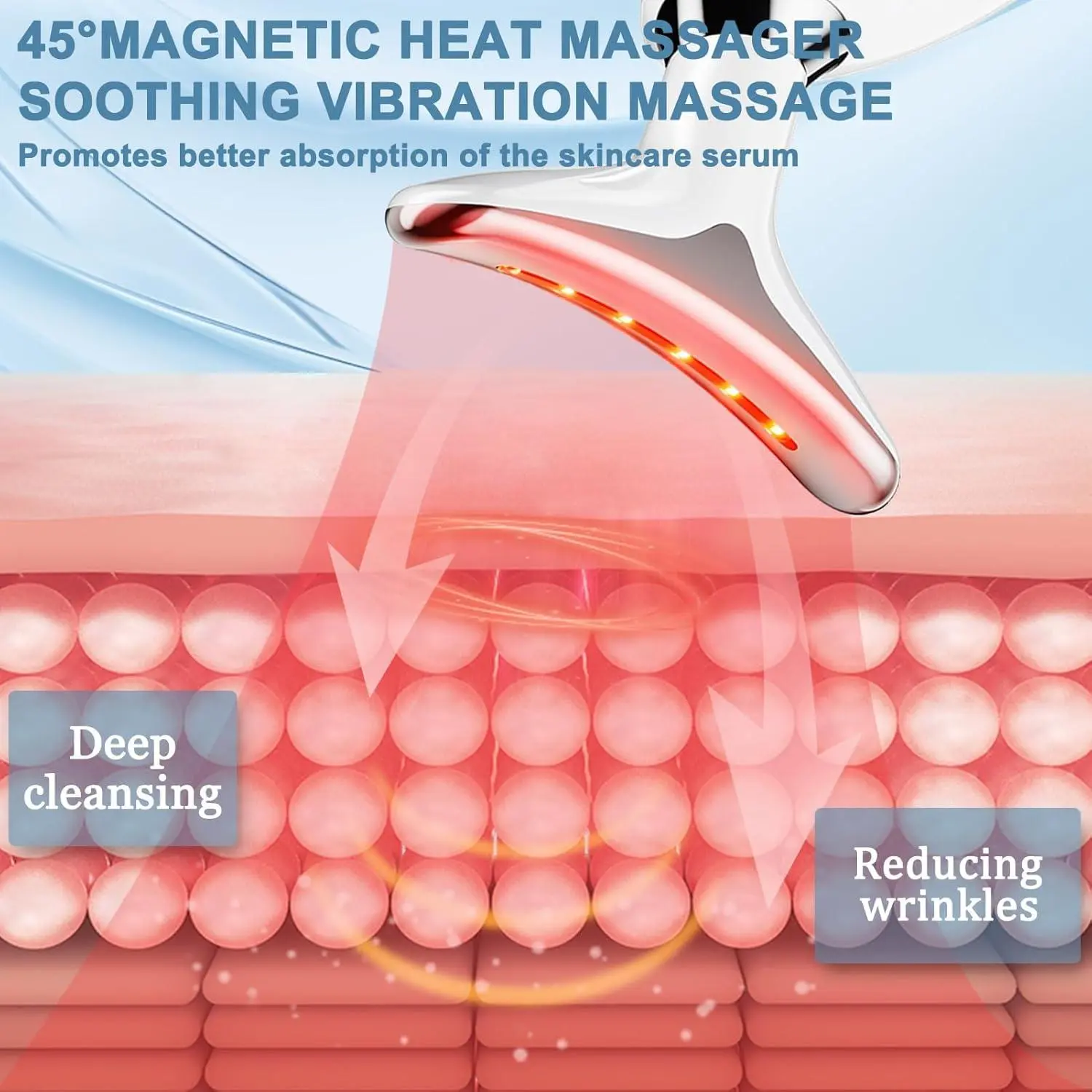 is vibrating massager good for face ✨ Electric Face-Lifter Massager✨, Glow instantly with relaxing skincare  technology! 💆‍♀️💖, ✅ Lifting & tightening vibration massage, ✅ Helps  absorb serums & creams better, ✅ Reduces puffiness &