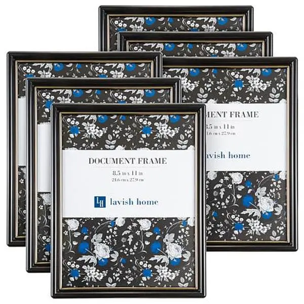 Hastings Home Hasting Homes Picture Frame Set, 8.5" x 11" - Set of 6