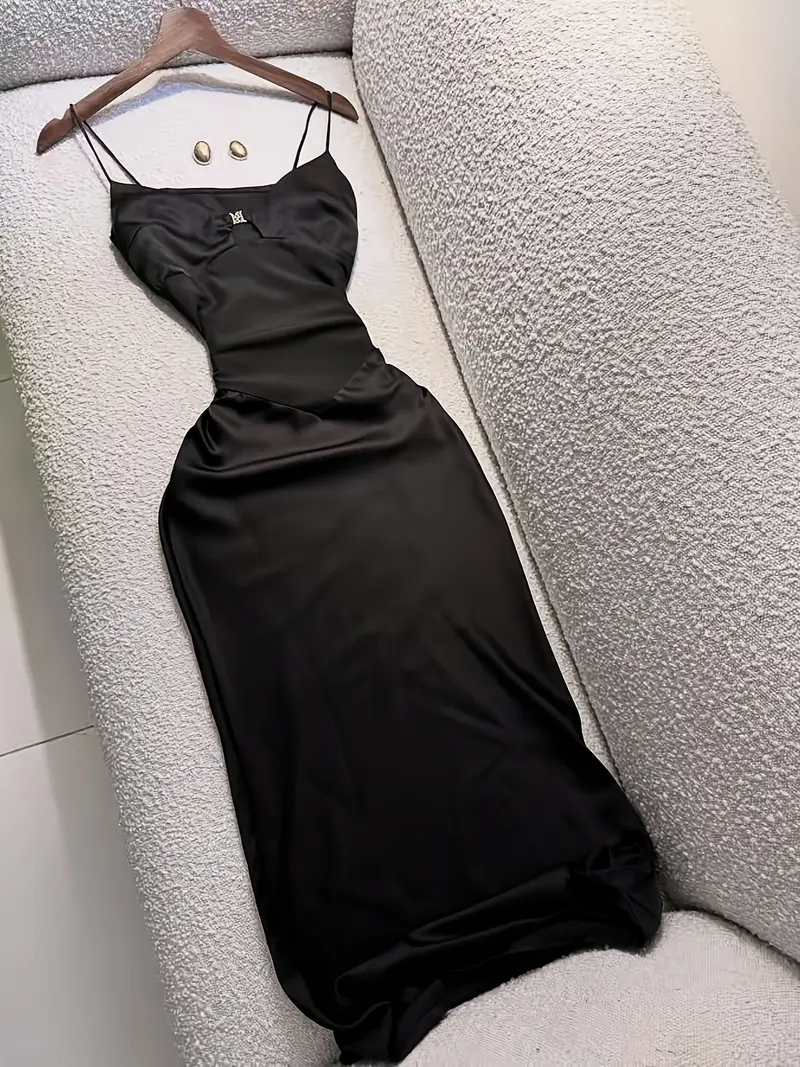 backless dress satin - TikTok Shop