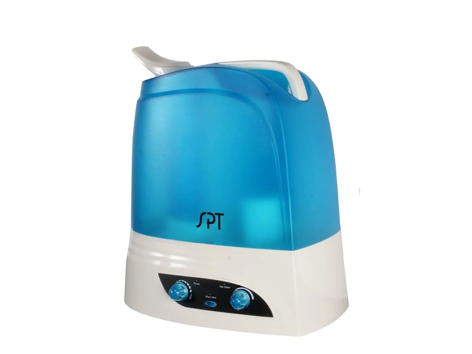 212 MAIN 7L Large Cap Humidifier (SPT SU-2628BA Model) - 30W Dual Mode, 130W Warm Mist, 538 Sq. Ft. Coverage, Ion Filter, Control Knobs, Allergy Relief, Breathe Better, 13.58 h x 12.75 w x 7.87 d in