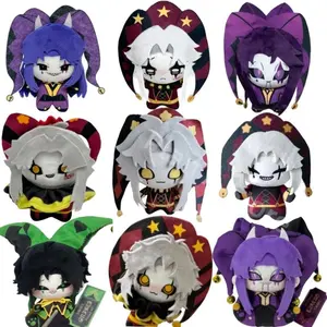 Hot Freak Circus Series Pierrot Plush Doll Kawaii Clown Character Fluffy Plush Toy Portable Bag Charm Collectible Surprise Present For Lovers