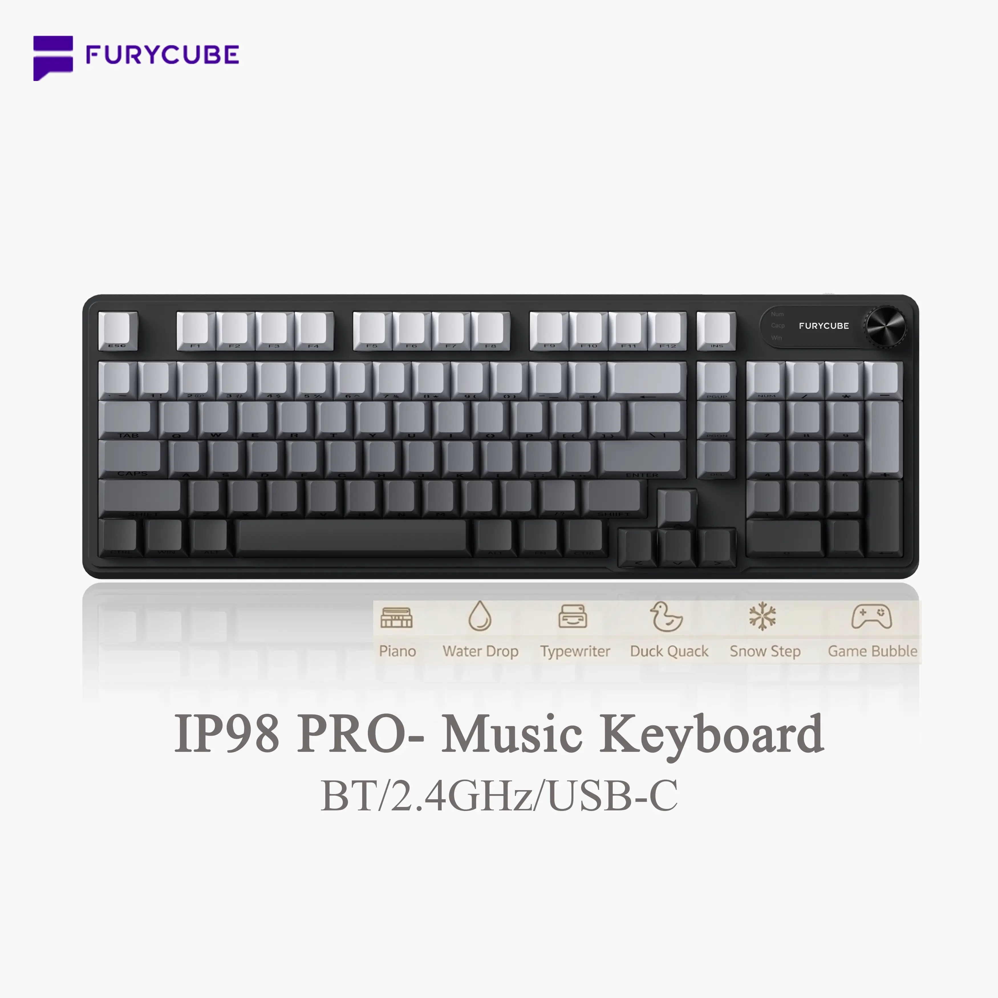 IP98S Pro-Musical Keyboard-Gray