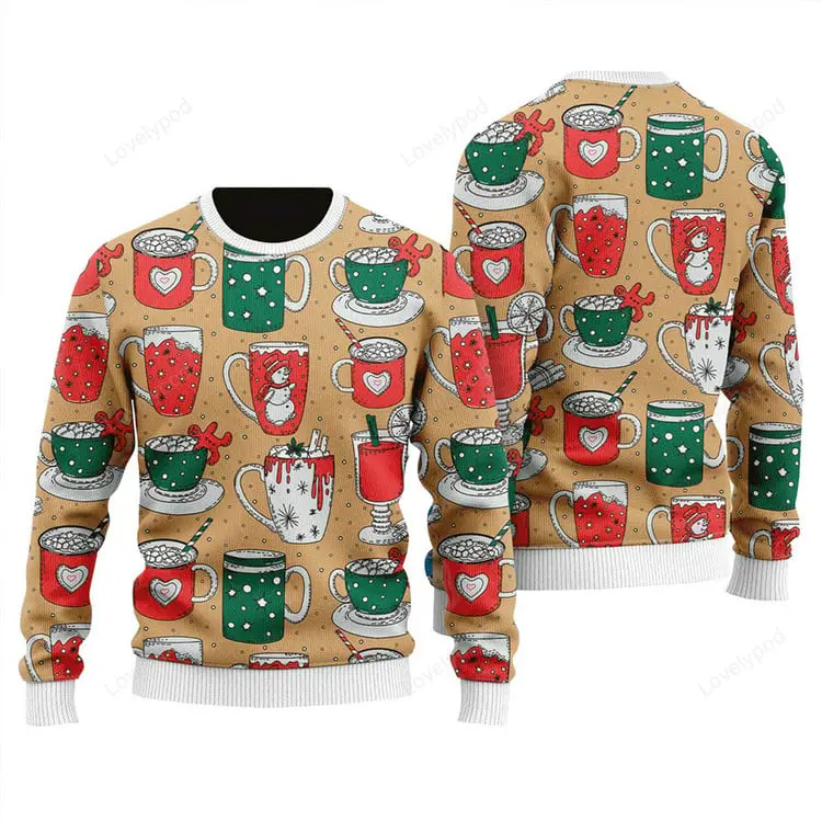 Eat Drink Be Tacky Holiday Sweater, Ugly Sweater For Men & Women