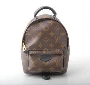 Pre-owned Louis Vuitton Coated canvas Backpacks Palm Springs Mini Backpack