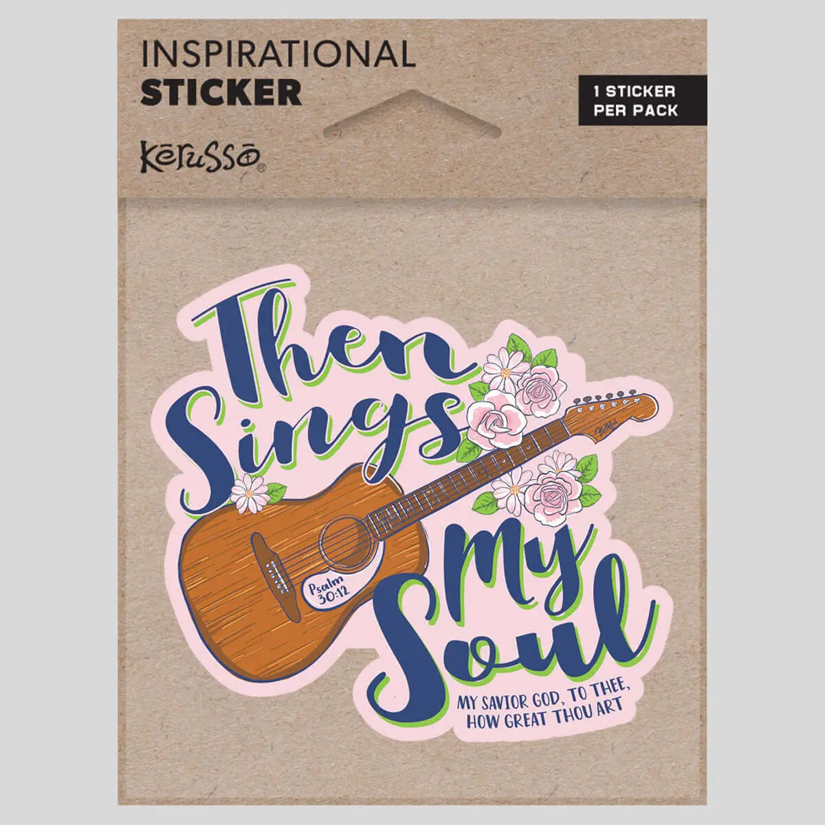 Kerusso Faithful Inspirational Bike Sticker, 1 Sticker, 2.7" x 2.5" for DIY Scrapbooking & Stamping (Toys & Hobbies), Sentimental Message Stickers