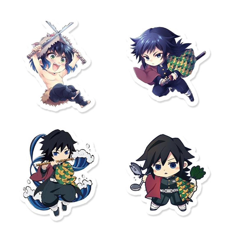 74 Pcs Demon Slayer Anime Stickers, Perfect for Phone Cases, Laptops, Skateboards, DIY Crafts, Customizable Gear