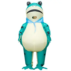 Inflatable Frog Costume – Funny Full-Body Inflatable Cosplay Outfit for Adult Halloween Parties and Adult Role Play