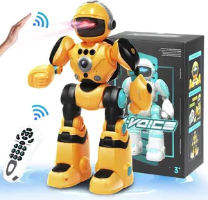 Robot Toys for Kids,Vector Robot with Gesture & Sensing Programmable Remote Control,Singing Recording Repeat Led Eyes，Robot Toy Gifts