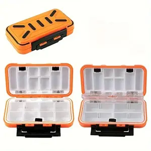 Versatile Travel Pill Organizer, Medicine Organizer, Waterproof, Adjustable Compartments, Secure Double Lock, Spring Lid Design, Portable Pill Case