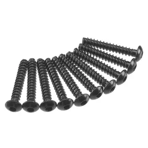 Axial M3x18mm Hex Socket Tapping Button Head (Black) (10pcs)