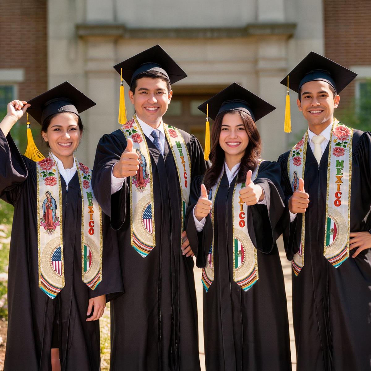 Graduation Stole Mexican 2026 – Mexican Graduation Sash, Mexico Flag, Class of 2026 V Shape National Country Stole Graduation Stole Mexican 2026 – Mexican Graduation Sash, Mexico Flag, Class of 2026 V Shape National Country Stole