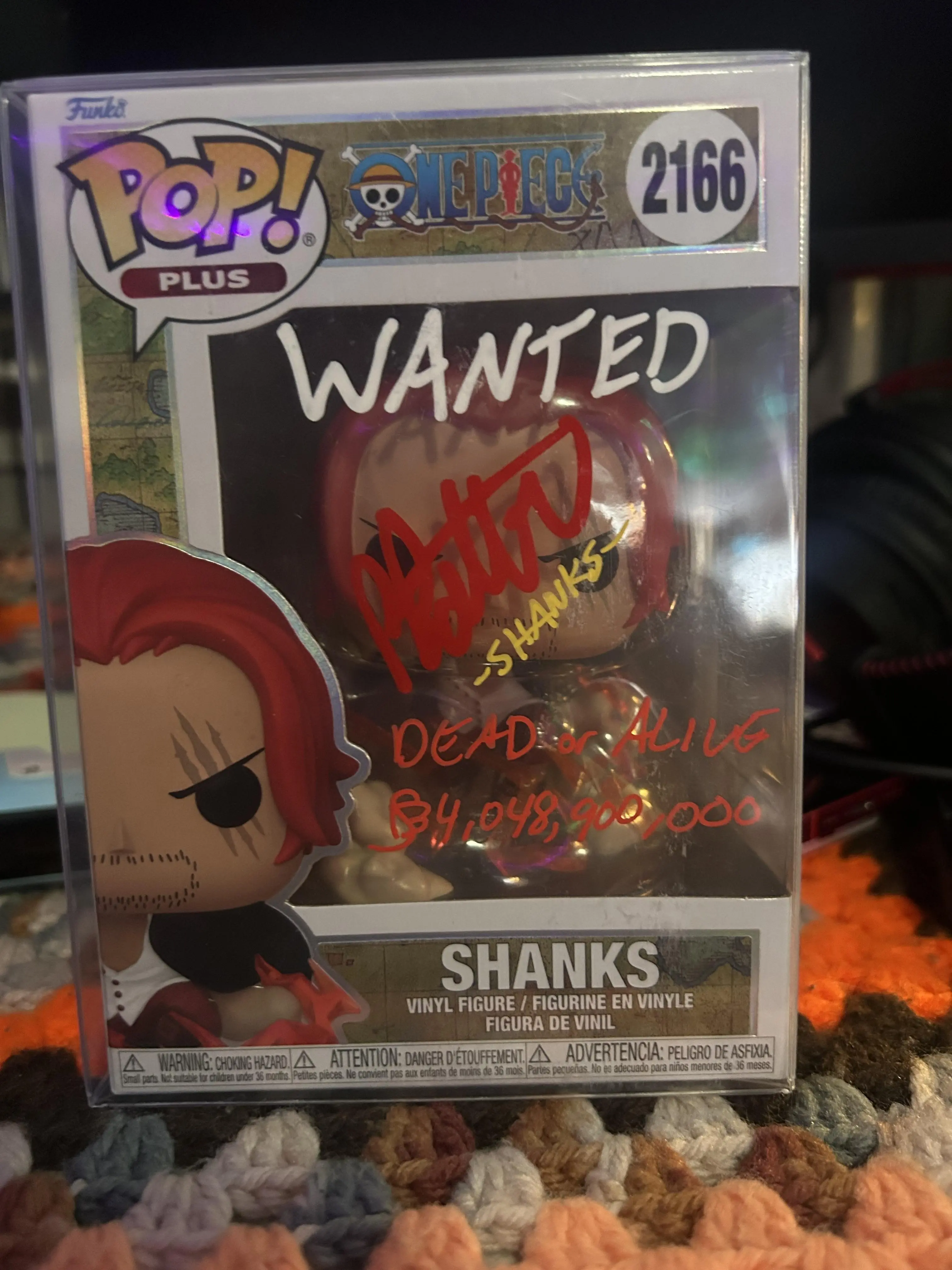 Funko Pop Shanks Signed Brandon Potter #2166