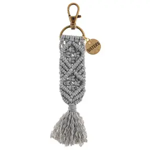 Macrame Sisters Keychain