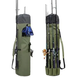 Portable Fishing Rod Bag, Multifunctional Fishing Tool Storage Bag, Outdoor Fishing Accessories for Fly Fishing, Single Camping, Picnic