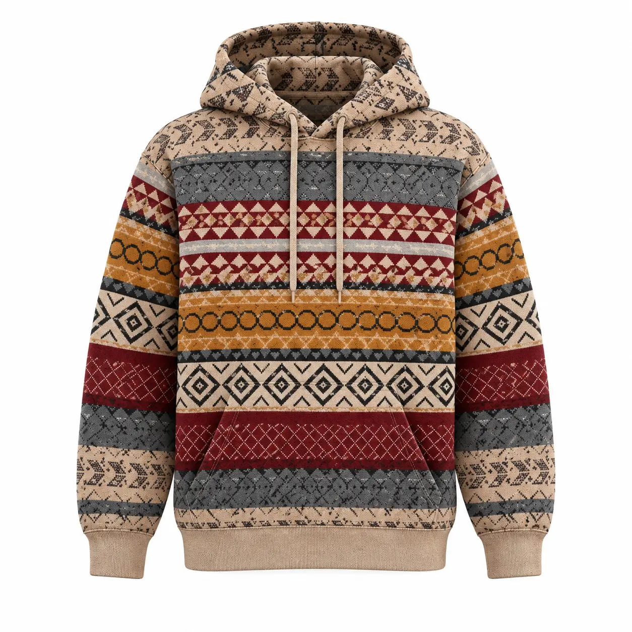 Cosplay Pull-over Homme, Bear Bailey Hoodie, Obsession Movie Costume, Nikki Freeman Couples Costume, Horror Halloween Cosplay for Men and Women, Gift, Tribal Geometric Print Hoodie Tribal Print Hoodie