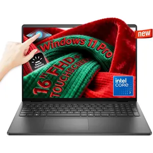 Dell 16 Touchscreen Laptop Computer - Intel 10-Core 7 150U (up to 5.4 GHz), 32 GB DDR5 RAM, 2 TB SSD, 16" FHD+ Touch Display, Backlit KB, Wi-Fi 6, Copilot AI, Windows 11 Pro, Black