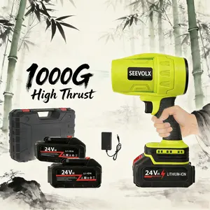 SEEVOLX Jet Dry Turbo Blower 1000G Wind Cordless Car Drying Tool with Pure Copper Motor & Adjustable Speed for Home & Garden