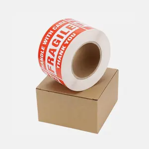 SJPACK 3" x 5" Handle With Care Fragile Labels Sticker Self-adhesive for Packaging Safety Mailing Labels 500PCS/Roll