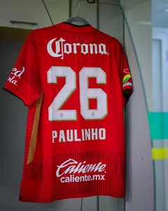 TolucaPAULINHO #26 Home Jersey 25-26, Liga Mx Football Shirt, Mexico Football Jersey, Sport Shirt, Gift for Sport lovers.