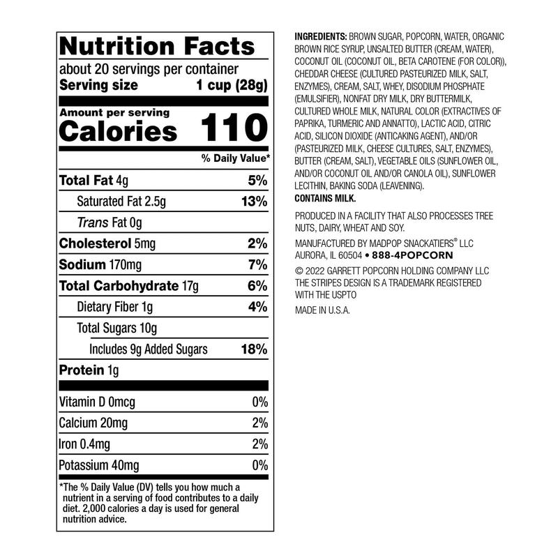 Garrett Popcorn Shops Garrett Mix 20 oz Batch to Batch From Scratch Real Ingredients No Artificial Colors or Flavors Perfect for Movie Nights Parties or Everyday Snacking