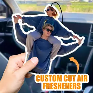 Customized Car Air Freshers - Personalized and Fun Car Air Freshers| Unique photo gifts, personalized car accessories, double-sided printing, car aromatherapy, suitable as Christmas gifts, Valentine's Day gifts, DIY custom birthday gifts, anniversary gif