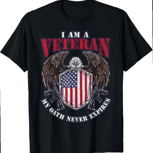 I Am A Veteran My Oath Never Expires Patriotic Veteran T-shirt