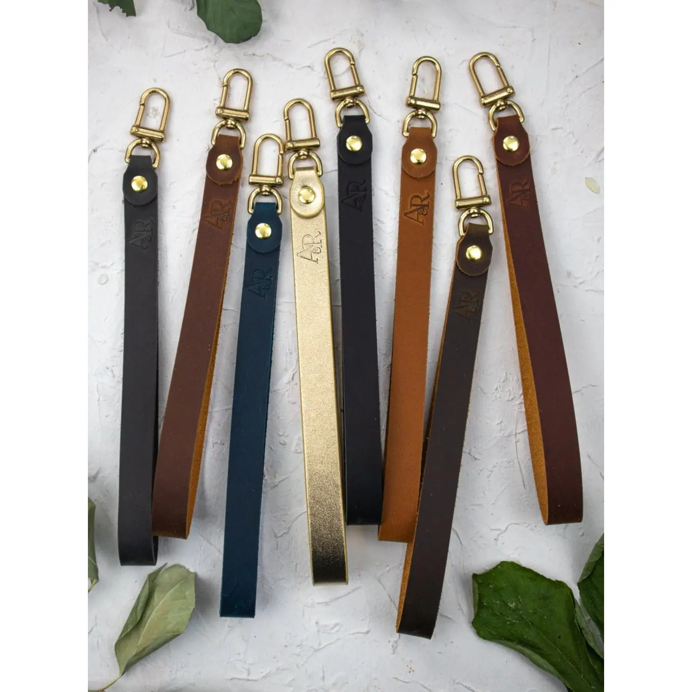 Leather Wristlet Strap
