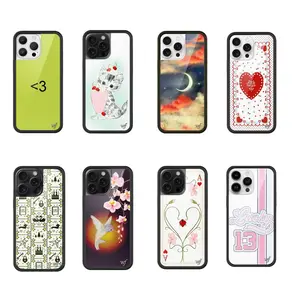 New Wildflower 3D Strawberry & Cherry Cartoon Phone Case for iPhone 12-17 Pro Max Plus, Cute Durable Magnetic Compatible Protective Cover, Hot Seller Gift for Smartphone, Cellphone & Handheld Devices Accessories