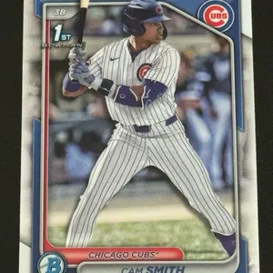 BASEBALL- 2024 Bowman Draft - Chrome 1st Cam Smith - Chicago Cubs #BDC-67 sports  cards