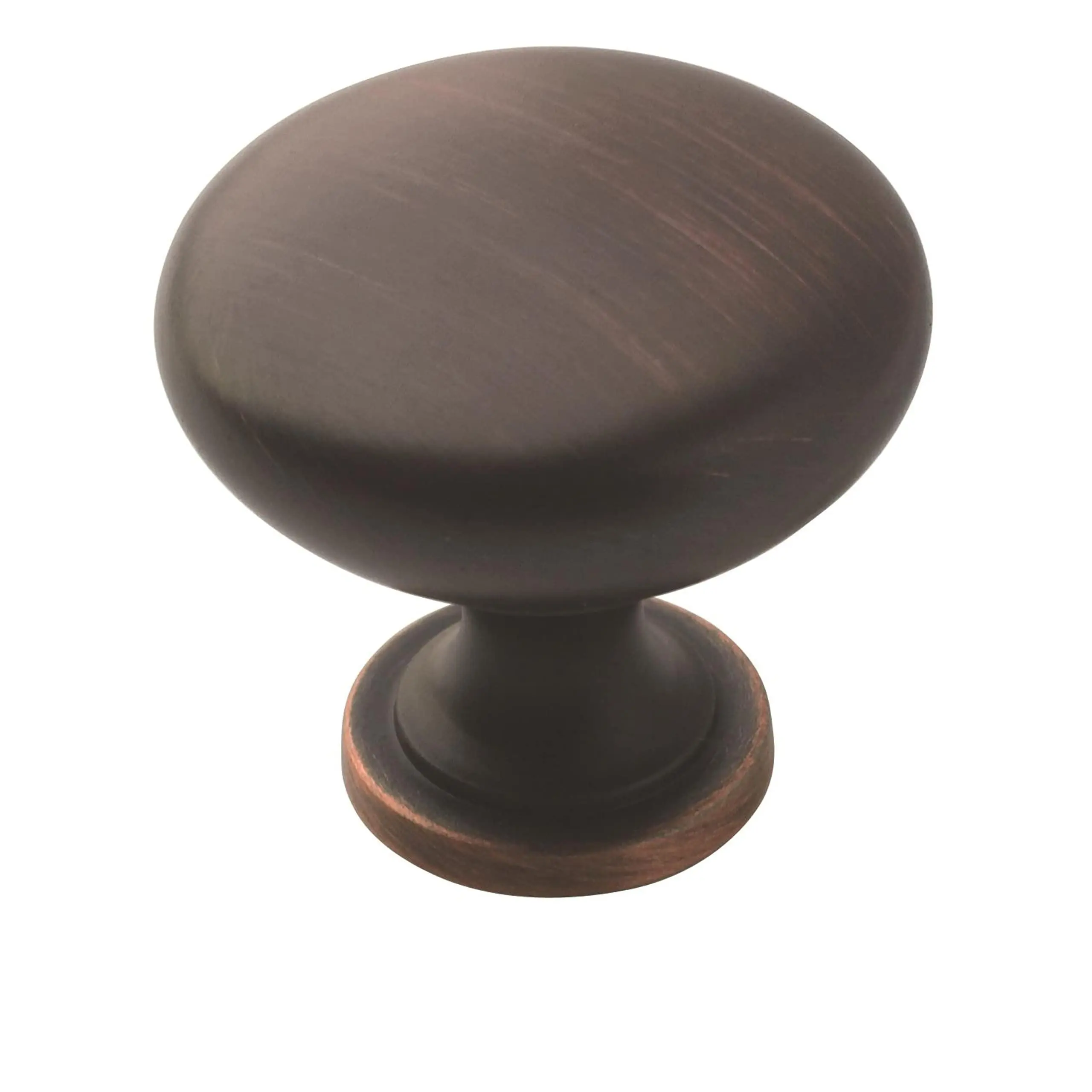 | Cabinet Knob Oil Rubbed Bronze 1-1/4 inch (32 mm) Diameter Edona 10 Pack Drawer Hardware