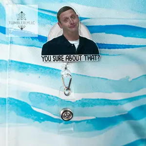 Tim Robinson Meme Badge Reel: Funny Retractable ID Holder