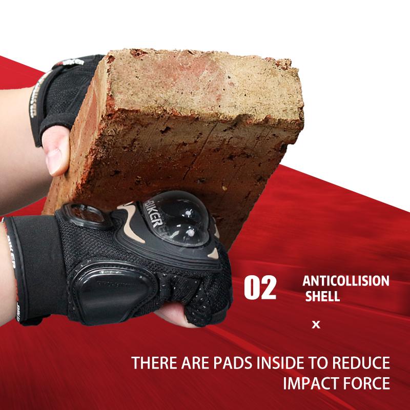 Breathable Half-Finger Motorcycle Riding Gloves for Men and Women, Non-Slip, Wear-Resistant, Touchscreen Compatible, Protective Motorbike Gloves for Outdoor Riding