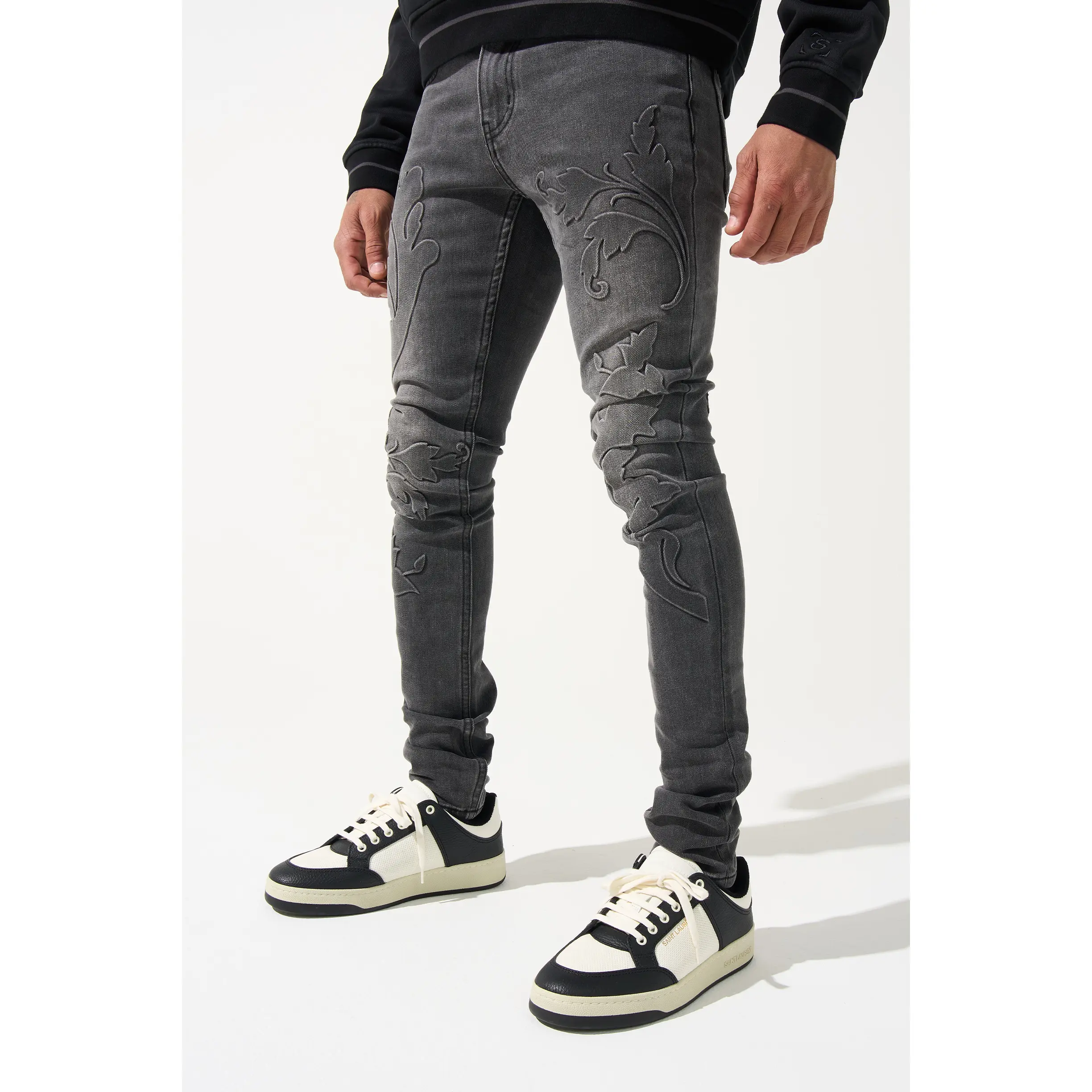 "ROME" Black Jeans