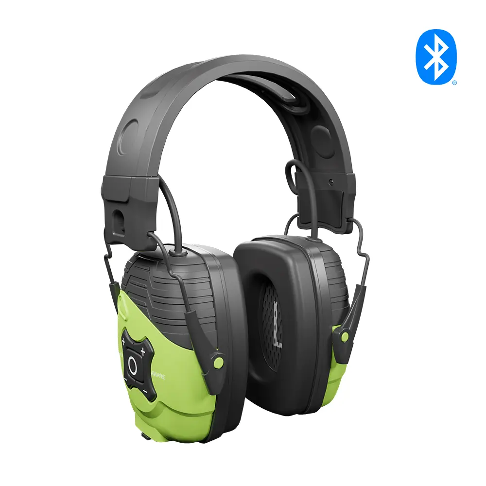 ISOtunes LINK Aware Over-Ear Hearing Protector with Aware Technology Bluetooth 5.0 IPX4 Water Resistant 25 dB Protection Comfortable All-Day Use