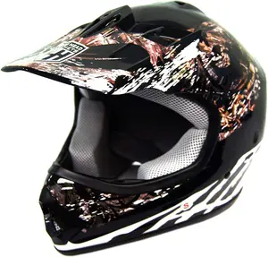 HHH DOT Youth & Kids Helmet for Dirtbike ATV Motocross MX Offroad Motorcycle Street Bike Black-Camo