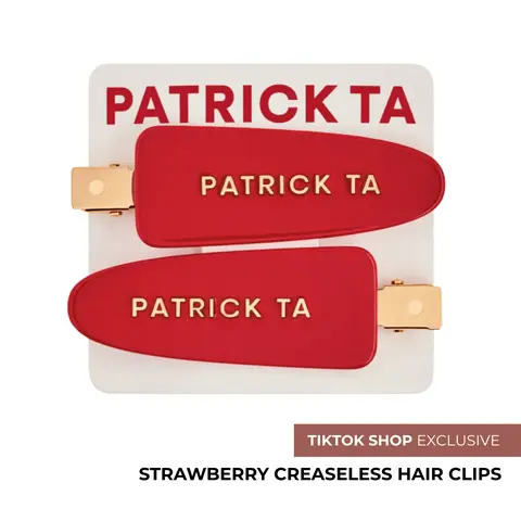 Strawberry Creaseless Hair Clips