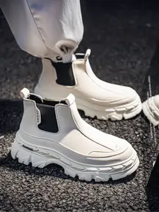 Men's Fashion Hiking Shoes | High-Top Thick-Sole Boots, Non-Slip & Breathable & Durable, Stylish Hardcore Item for Outdoor & Daily Wear, Autumn/Winter New Style, Break the Limits of Hiking & Fashion, Trekking Shoes