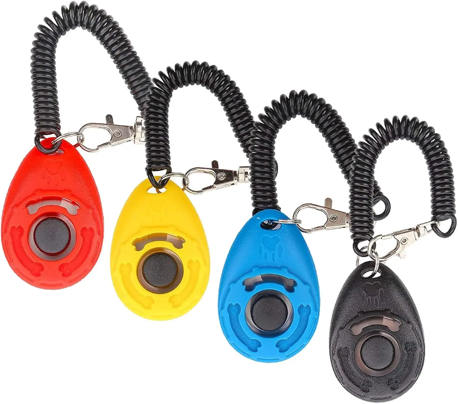 Clicker Training for Dogs, [ Pcs, Multi-Color] Dog Clicker for Training, Clicker Dog Training with Wrist Strap, Clicker for Pets, Dog Clicker Perfect for Dog Cat Horse Behavioral Training