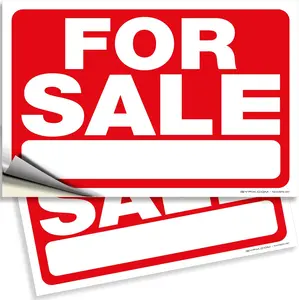 for Sale Sign for Car –  Pack x Inch Premium Vinyl Decals – Weatherproof SelfAdhesive Stickers for Vehicle Window, Home, or Boat – Easy to Apply and Remove, Durable Outdoor Use