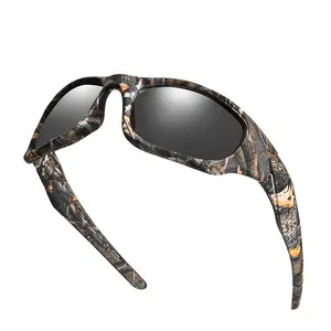 Polarized Camo Running Sunglasses Driving Fishing Polarized Glasses Tactical Goggles Anti-Terror Eye Protection Oversized Aviator with UV olardria sunglasses waste airport travel accessory wrap  around  shades  unisex  Leopard Double  Heptagram Sunglasses