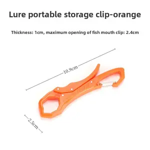 Outdoor Mini Fish Mouth Buckle Multifunctional Keychain Glove Clip Portable Luya Carry-on Holder Durable for Tactical Use pororo  bike  lock