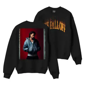 J Cole The Fall Off Album Graphic T-Shirt, New Album Sweatshirt, 2 Sided Print, Vintage Hip Hop Hoodie, Rap Music For Fans