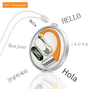 2025 Real-Time 144-Language EarBuds Wireless Bluetooth Earphones OWS Bluetooth Headphones, Waterproof Life Electronic Headset Audio, Low Latency HIFI Sound Cost-Effective Headphones sport open ear（Download APP to Use Function)