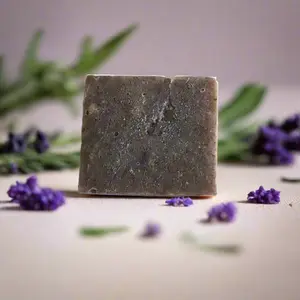 Moisturizing Lavender Natural Soap Bar for Nourishing, Anti-Aging and Skin Repair - Made with Ostrich Oil and Rice Water