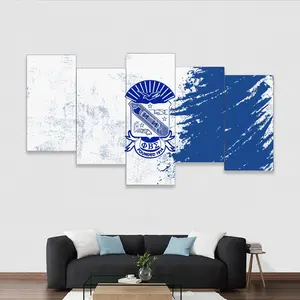 Phi Beta Sigma Framed five-piece mural
